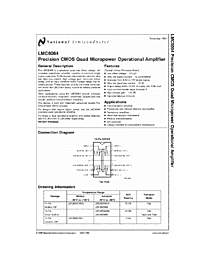 DataSheet LMC6064 pdf