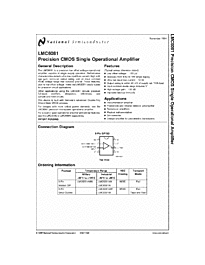 DataSheet LMC6081 pdf