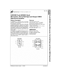 DataSheet LMC6462 pdf