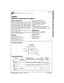 DataSheet LMC662 pdf