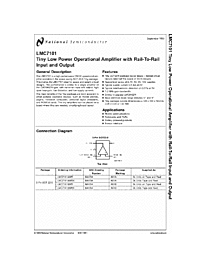 DataSheet LMC7101 pdf