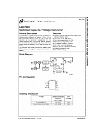 DataSheet LMC7660 pdf