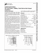 DataSheet LMH6643 pdf