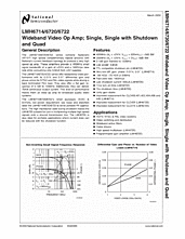 DataSheet LMH6720 pdf