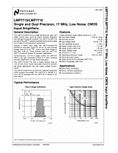DataSheet LMP7716 pdf