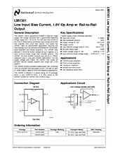 DataSheet LMV301 pdf