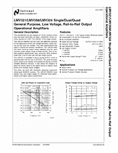 DataSheet LMV321 pdf