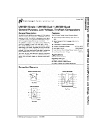 DataSheet LMV393 pdf