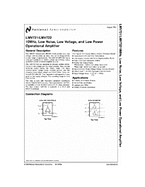 DataSheet LMV722 pdf