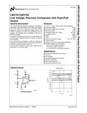 DataSheet LMV761 pdf