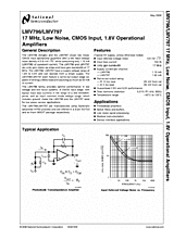 DataSheet LMV797 pdf