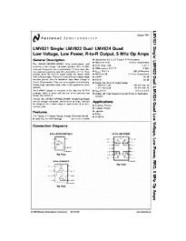 DataSheet LMV822 pdf
