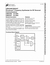 DataSheet LMX2347 pdf