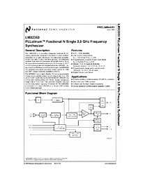 DataSheet LMX2353 pdf