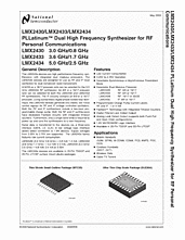 DataSheet LMX2430 pdf