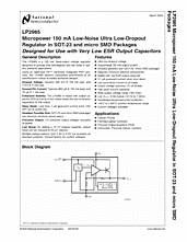 DataSheet LP2985 pdf