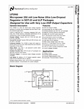 DataSheet LP2992 pdf