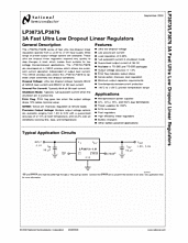 DataSheet LP3873 pdf