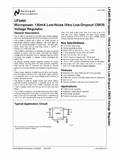 DataSheet LP3985 pdf