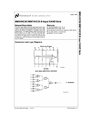 DataSheet MM54HC30 pdf