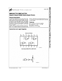 DataSheet MM54HCT03 pdf