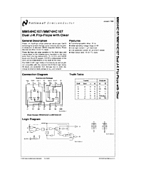 DataSheet MM74HC107 pdf