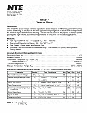 DataSheet NTE617 pdf