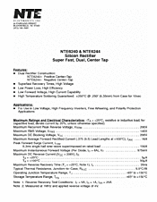 DataSheet NTE6244 pdf