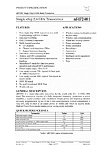 DataSheet nRF2401 pdf