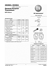 DataSheet 2N3904 pdf