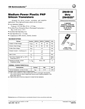 DataSheet 2N4918 pdf