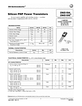 DataSheet 2N5195 pdf