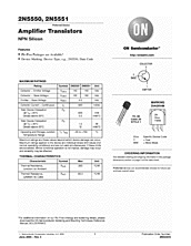 DataSheet 2N5550RLRA pdf