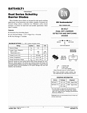 DataSheet BAT54SLT1 pdf