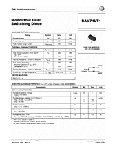 DataSheet BAV74LT1 pdf