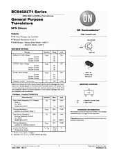 DataSheet BC846ALT1 pdf