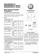 DataSheet BC847BPDW1T1 pdf