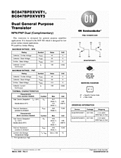 DataSheet BC847BPDXV6T1 pdf