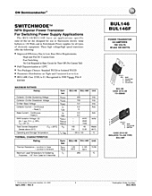 DataSheet BUL146 pdf