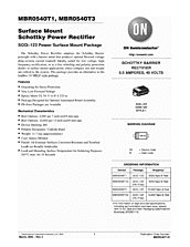 DataSheet MBR0540T1 pdf