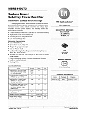 DataSheet MBRS140LT3 pdf