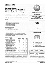 DataSheet MBRS240LT3 pdf