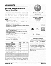 DataSheet MBRS540T3 pdf