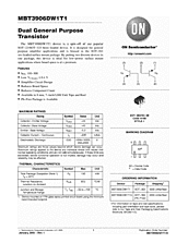 DataSheet MBT3906DW1T1 pdf