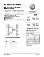 DataSheet MC100EL11 pdf