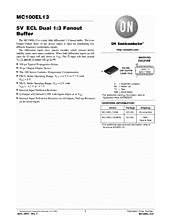 DataSheet MC100EL13 pdf