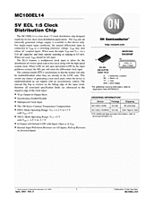 DataSheet MC100EL14 pdf