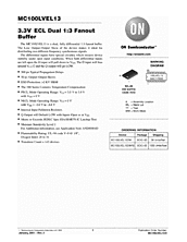 DataSheet MC100LVEL13 pdf