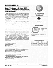 DataSheet MC100LVEP210 pdf