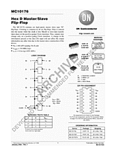 DataSheet MC10176 pdf